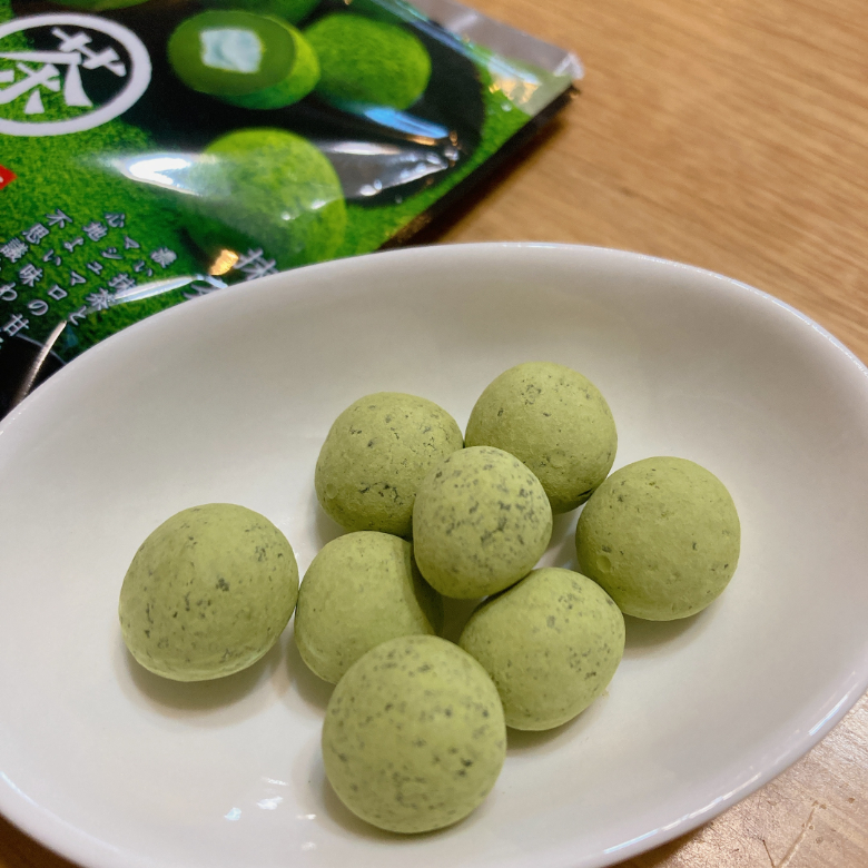 お濃茶チョコ　中身